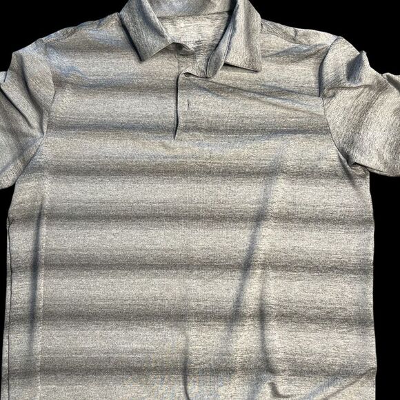 Members Mark Men's Collared Shirt Size Medium Gray EUC - Picture 4 of 10